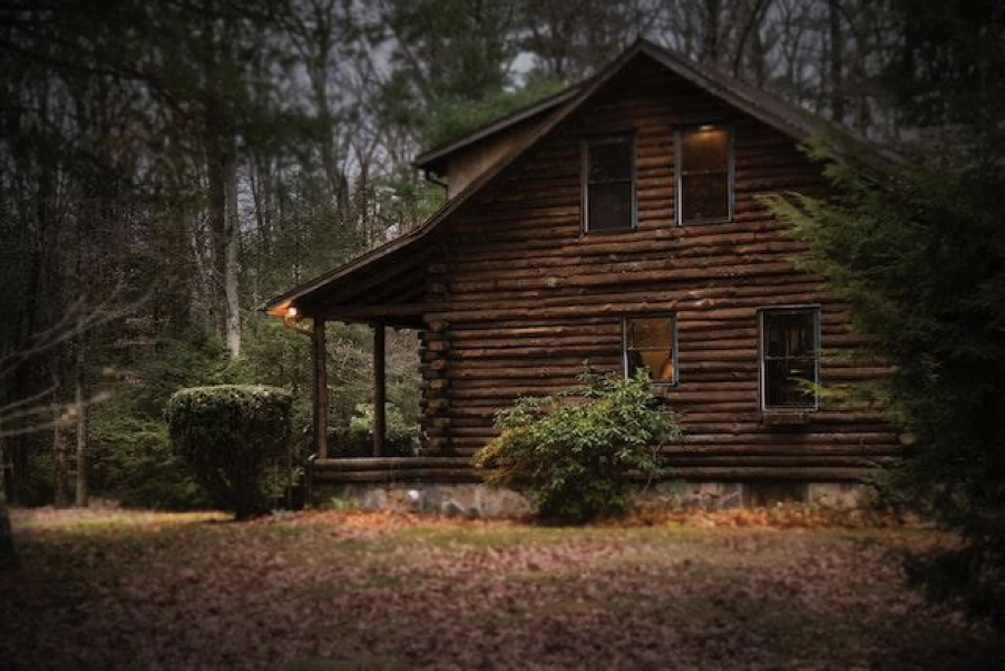 lovely wooden house